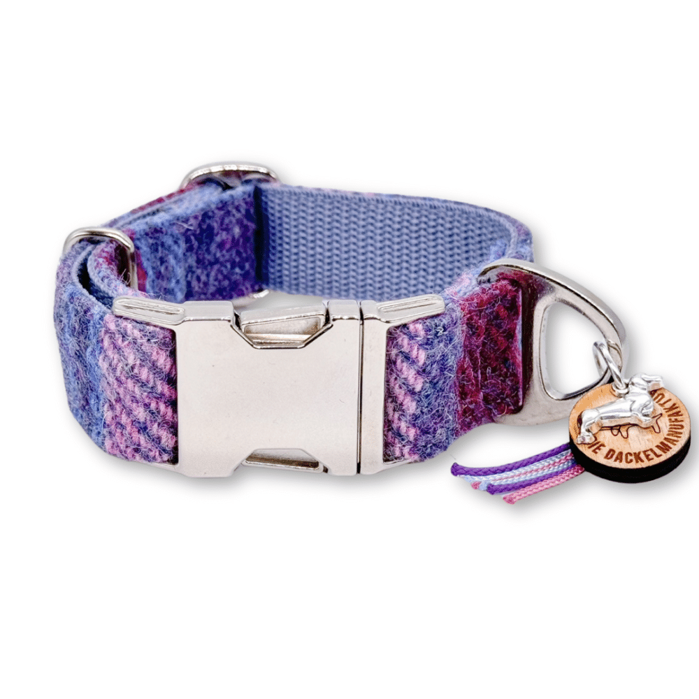 HARRIS TWEED® Halsband mit Fliege Purple Rain – Bild 6