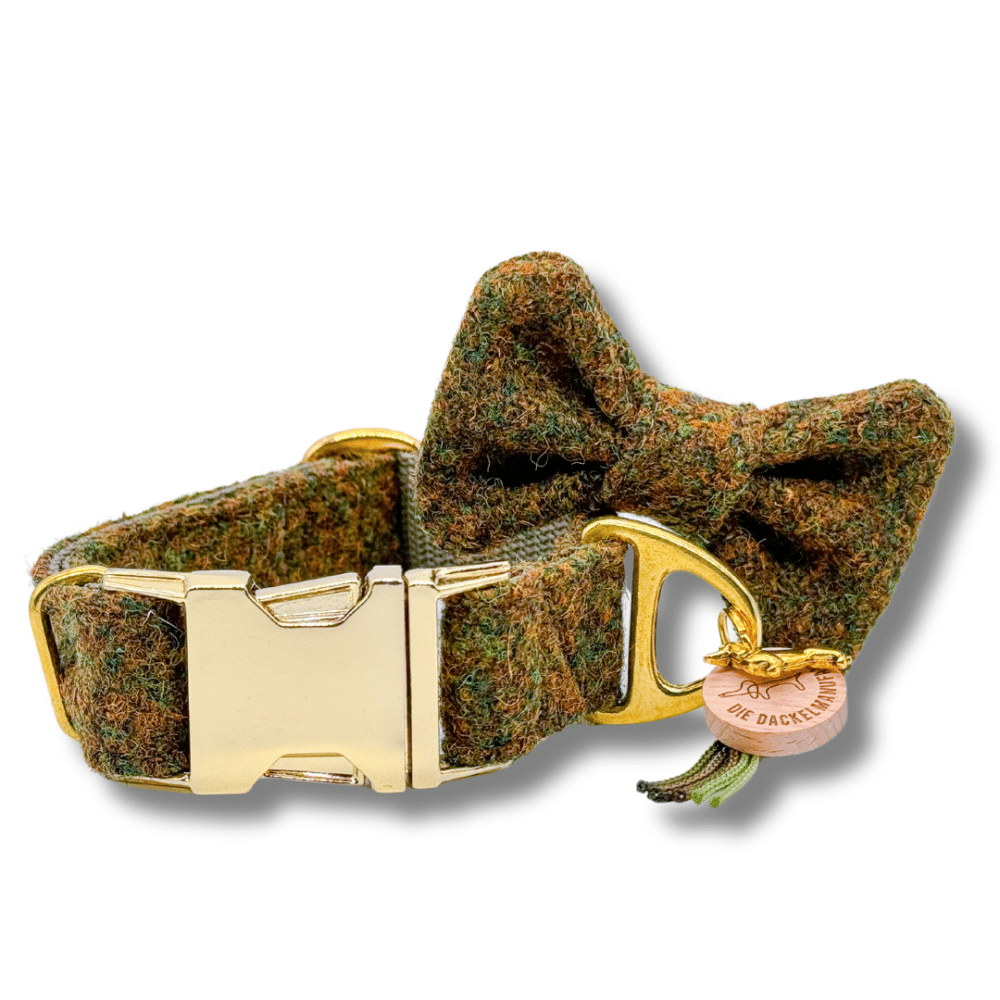 HARRIS TWEED® Halsband mit Fliege Nature Love – Bild 6