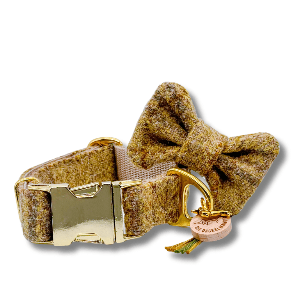 HARRIS TWEED® Halsband Pistachio – Bild 7