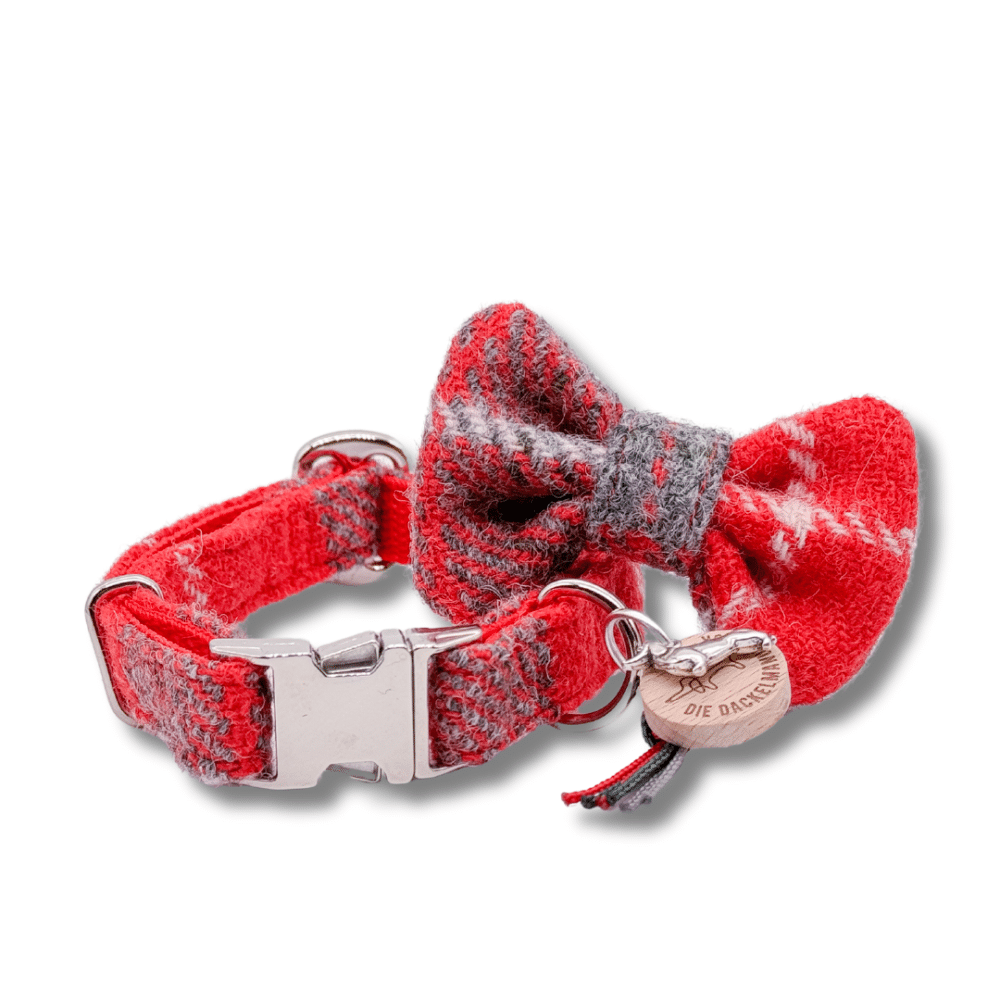 HARRIS TWEED® Halsband mit Fliege Rudolph's Choice